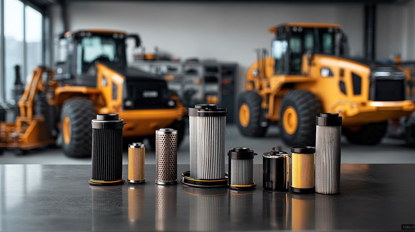 Profesjonalne maszyny budowlane - filtry hydrauliczne, oleju, paliwa