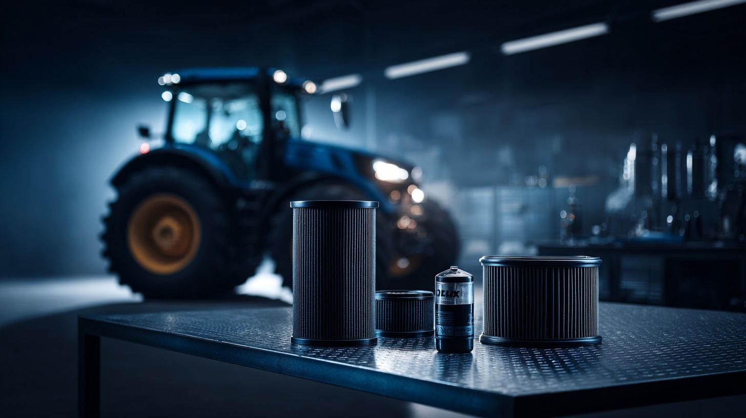 Filtry do ciągników rolniczych New Holland — zestaw filtrów przemysłowych
