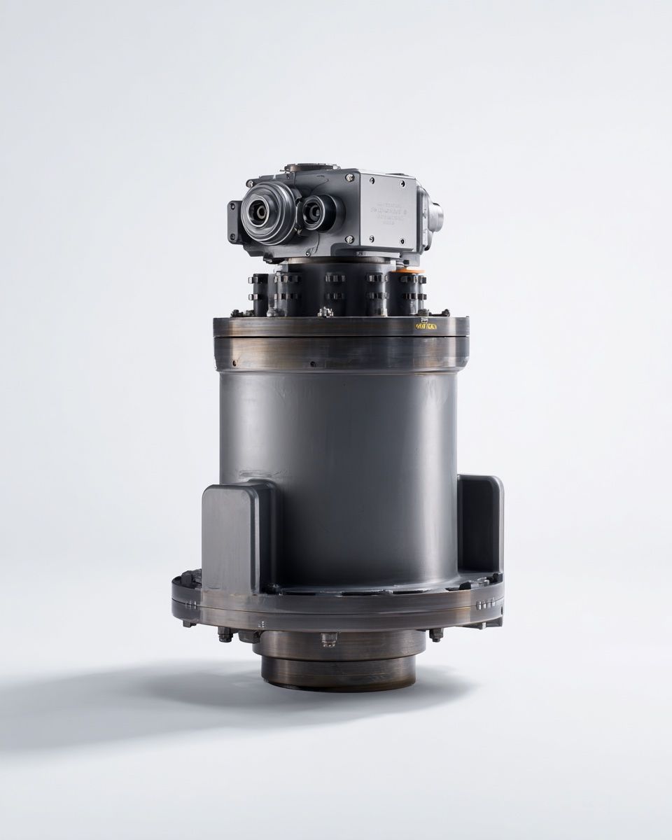 Reduktory obrotu do koparek — warsztat serwisowy