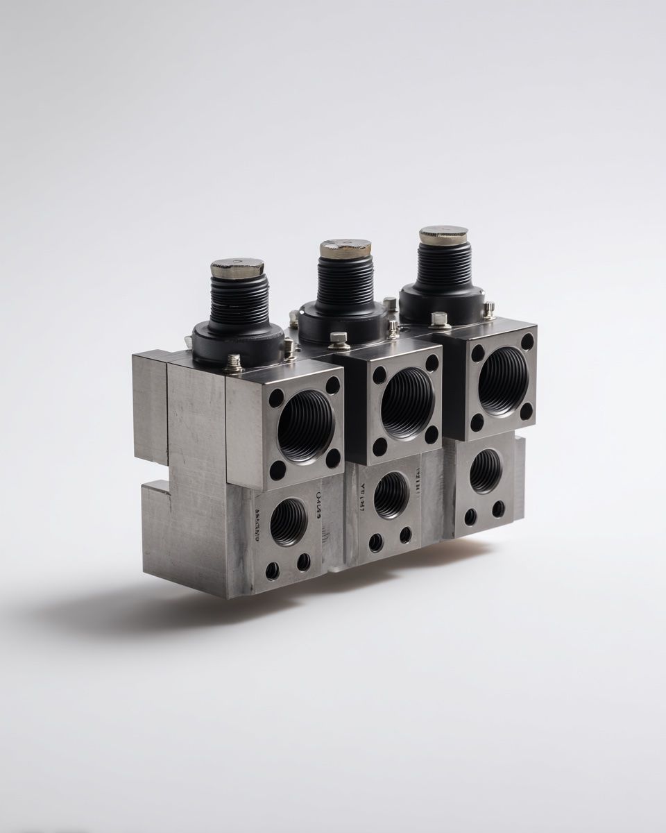 Rozdzielacze hydrauliczne do maszyn budowlanych — warsztat serwisowy